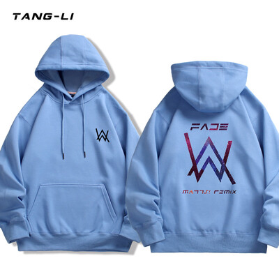 Alan Olav Walker mūzika ar kapuci sievietēm pavasara un rudens sporta krekls vīriešu un sieviešu modeVīriešu pulovers Pāra apģērbs