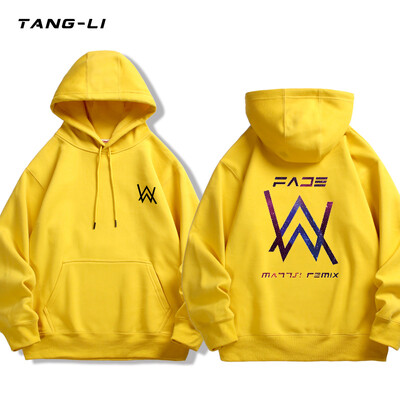Alan Olav Walker mūzika ar kapuci sievietēm pavasara un rudens sporta krekls vīriešu un sieviešu modeVīriešu pulovers Pāra apģērbs