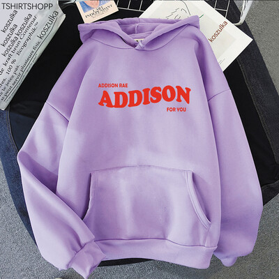 Addison Rae for You Pulcsi Retro női/férfi pulóverek Uniszex pulóverek Esztétikus Harajuku Téli ruhák Harajuku felsők
