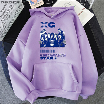 XG Shooting Star Hoodie Fashion Γυναικείες αισθητικές casual φούτερ Unisex Φθινόπωρο Χειμώνας Harajuku Vintage Loose πουλόβερ Φούτερ