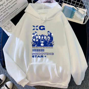 XG Shooting Star Hoodie Fashion Γυναικείες αισθητικές casual φούτερ Unisex Φθινόπωρο Χειμώνας Harajuku Vintage Loose πουλόβερ Φούτερ