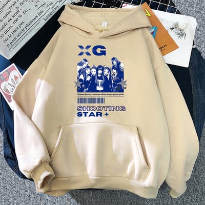 XG Shooting Star Hoodie Fashion Γυναικείες αισθητικές casual φούτερ Unisex Φθινόπωρο Χειμώνας Harajuku Vintage Loose πουλόβερ Φούτερ