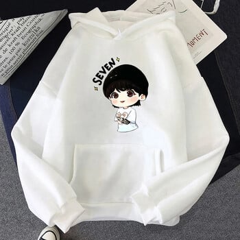 JungKook Seven Hoodie Women Harajuku Aesthetic Funny Kawaii Hoodies Унисекс Есен Зима Ежедневни поларени пуловери Суичъри Горнища