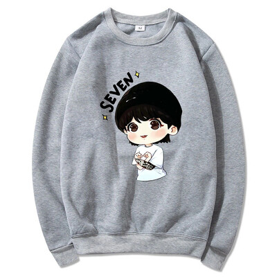 JungKook Seven Hoodie Women Harajuku Αισθητικά Αστεία Kawaii Hoodies Unisex Φθινοπωρινά χειμερινά casual πουλόβερ φούτερ μπλούζες