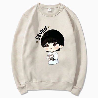 JungKook Seven Hoodie Women Harajuku Αισθητικά Αστεία Kawaii Hoodies Unisex Φθινοπωρινά χειμερινά casual πουλόβερ φούτερ μπλούζες