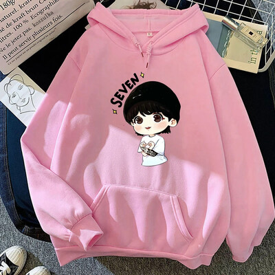 JungKook Seven Hoodie Women Harajuku Αισθητικά Αστεία Kawaii Hoodies Unisex Φθινοπωρινά χειμερινά casual πουλόβερ φούτερ μπλούζες