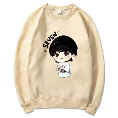 JungKook Seven Hoodie Women Harajuku Αισθητικά Αστεία Kawaii Hoodies Unisex Φθινοπωρινά χειμερινά casual πουλόβερ φούτερ μπλούζες