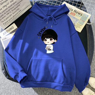 JungKook Seven Hoodie Women Harajuku Αισθητικά Αστεία Kawaii Hoodies Unisex Φθινοπωρινά χειμερινά casual πουλόβερ φούτερ μπλούζες