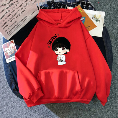 JungKook Seven Hoodie Women Harajuku Αισθητικά Αστεία Kawaii Hoodies Unisex Φθινοπωρινά χειμερινά casual πουλόβερ φούτερ μπλούζες