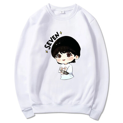 JungKook Seven Hoodie Women Harajuku Αισθητικά Αστεία Kawaii Hoodies Unisex Φθινοπωρινά χειμερινά casual πουλόβερ φούτερ μπλούζες