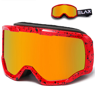 ELAX ΟΛΟΚΑΙΝΟΥΡΓΙΟ Γυαλιά Snowboard Διπλών Επιπέδων Αντιομίχλης Σκι Γυαλιά Snowmobile Γυαλιά Snowboard Outdoor Sport Γυαλιά Snowboard