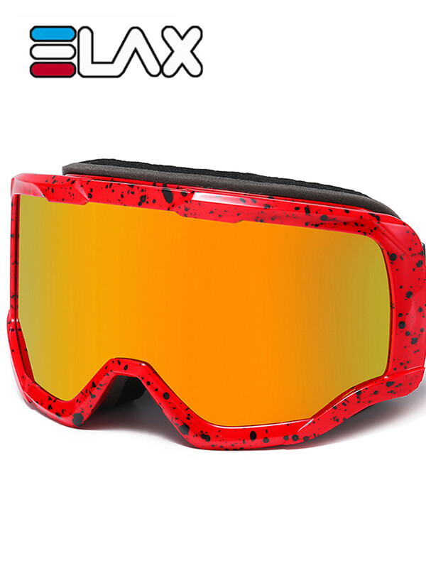 ELAX ΟΛΟΚΑΙΝΟΥΡΓΙΟ Γυαλιά Snowboard Διπλών Επιπέδων Αντιομίχλης Σκι Γυαλιά Snowmobile Γυαλιά Snowboard Outdoor Sport Γυαλιά Snowboard