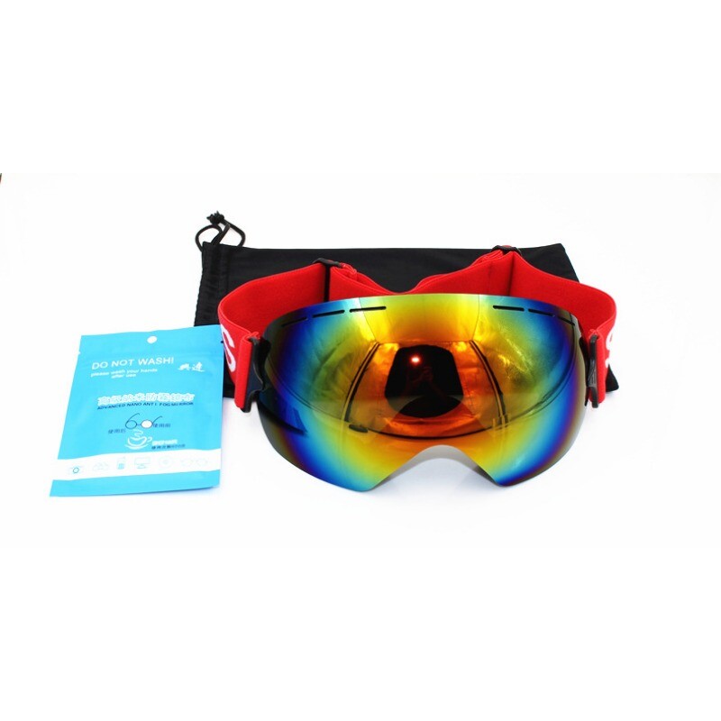 PC Skijaške naočale Velike sferične naočale protiv magljenja, otporne na vjetar i pijesak za muškarce i žene Planinarske naočale za snijeg