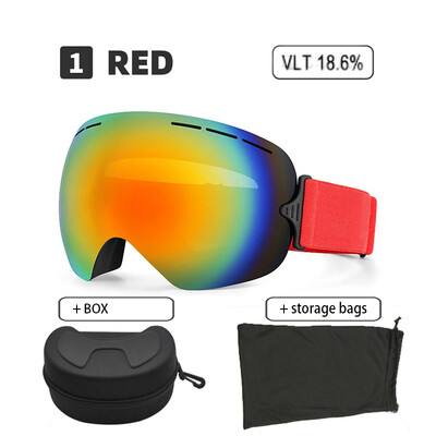 Νέα γυαλιά σκι ανδρικά γυαλιά γυναικεία μεγάλα γυαλιά μάσκα σκι UV400 Προστασία για σκι Χειμερινό Snow Snowboard Γυαλιά για Ski Sport Γυαλιά ασφαλείας