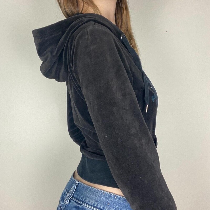 Y2K Aesthetic Vintage Slim Φούτερ Κέντημα με γραφικό σχέδιο Zip Up Hoodies 2000 Retro Grunge Mall Goth Jacket Φθινοπωρινό παλτό