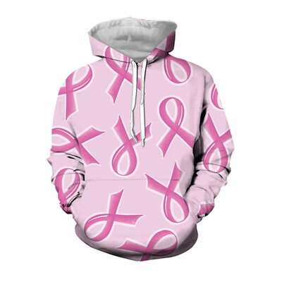 3D Sarkans Pasaules AIDS dienas logotips ar apdrukātu grafisku sporta krekli Ikdienas kapuces vīriešiem Apģērbi Ielu apģērbi Sieviešu ziemas kapuci Y2k Cp Topi