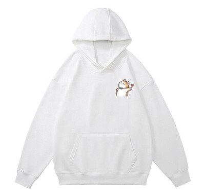 Nyúl csók és szerelem nyomat párnak megfelelő kapucnis kapucnis pulóverek neki és neki őszi téli hosszú ujjú pulóver