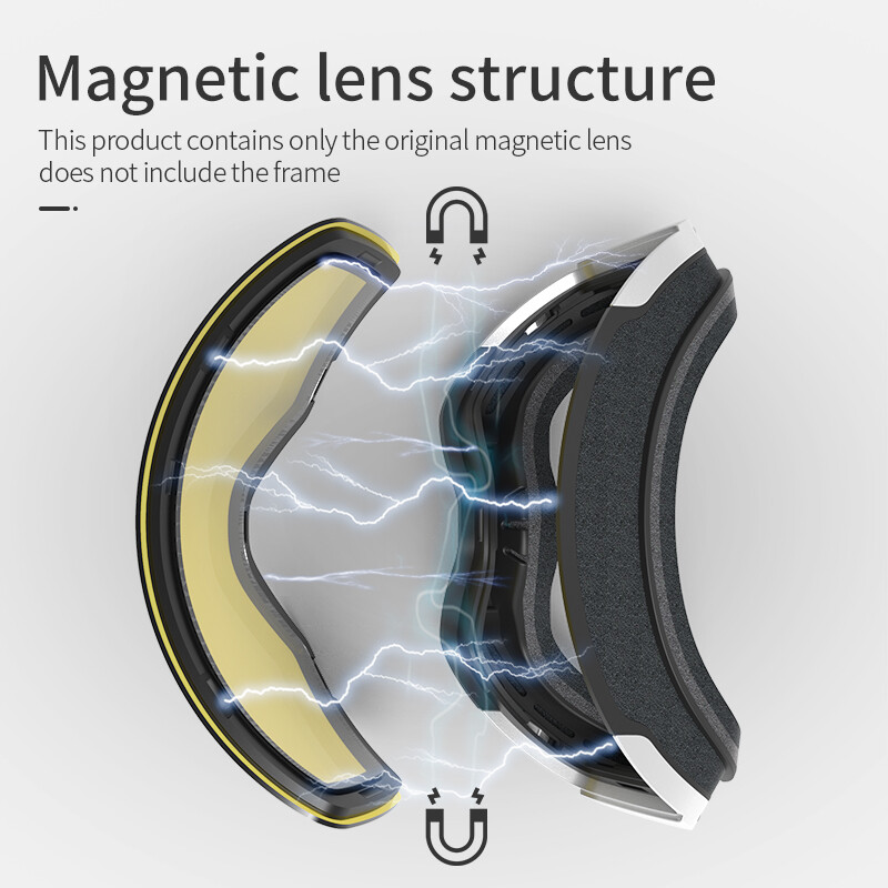 Ανταλλακτικός φακός γυαλιών σκι για γυαλιά σκι COPOZZ Model-20101 Αντιθαμβωτικά UV400 Φακοί γυαλιών Snowboard (Μόνο για φακούς)