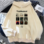 τα Weeknd hoodies γυναικεία vintage φούτερ Fleece Hood γυναικεία ιαπωνική πουλόβερ