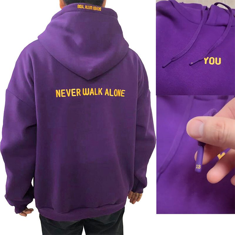 Oriģināls dizains Jimin Hoodie Printed Seven with You 13 You Never Walk Alone Digitālais fails Jimin Merch faniem Kartes džemperis