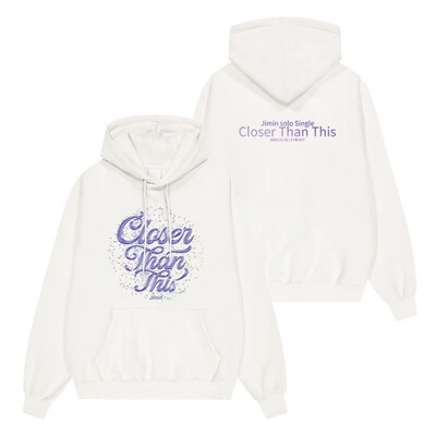2023 KPOP Jimin Closer Than This Ανδρικά/Γυναικεία Hoodie Aid Ρούχα Ίδια φούτερ Unisex Streetwear Φούτερ Top
