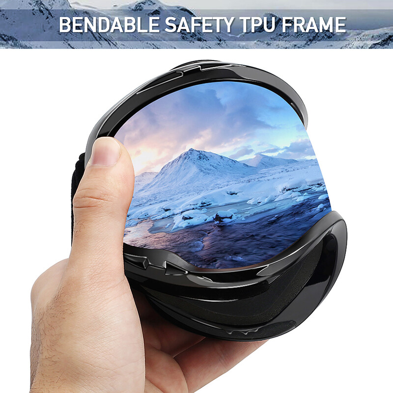 MAXJULI Ski Googles UV Protection Anti-Fog Snježne naočale za muškarce, žene, mlade M1
