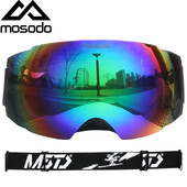 Mosodo Magnet Ski Goggles Ανδρικά Γυναικεία Snowboard Anti-Fog Ski Snow Μεγάλα σφαιρικά γυαλιά χειμερινού σκι