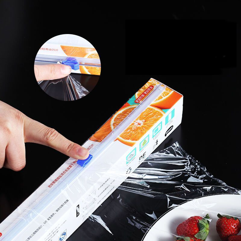 Pjovimo dėžutė, maistinė plėvelė, šeimos dėžutė, stumdomas peilis, maistinė plėvelė, buitinė pjaustyklė, atspari aukštai temperatūrai, virtuvė