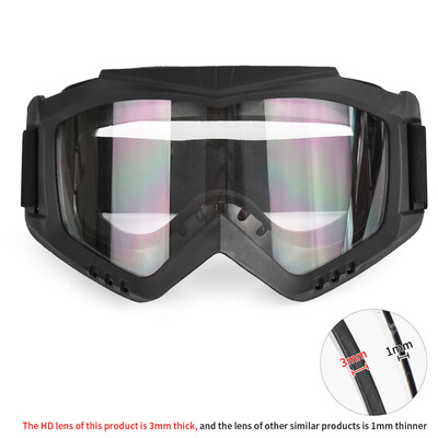 Ochelari de schi care schimbă culoarea cu lentile groase de 3 mm Ochelari de motocicletă anti-UV Ochelari de ciclism pentru sporturi în aer liber