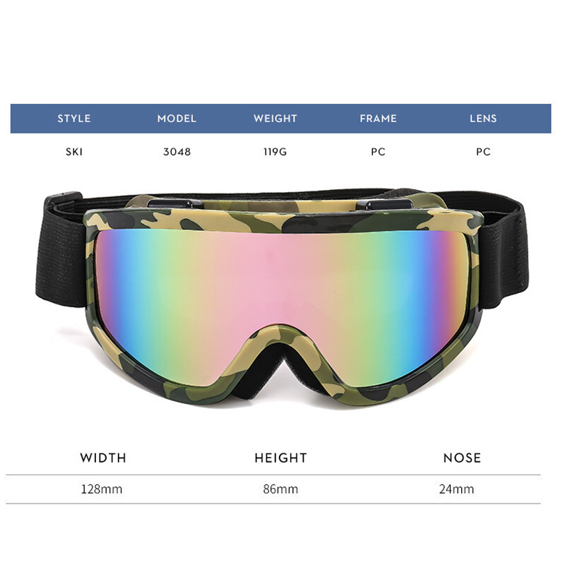 Ochelari de schi anti-ceață Ochelari de protecție pentru motocicletă Ochelari de schi pentru snowboard de iarnă Sport în aer liber Mască de schi anti-vânt Ochelari de teren off-road