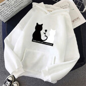 Γυναικείο πουλόβερ με εμπριμέ κουκούλα 2024 Γυναικεία casual νέα φούτερ με κουκούλα Γυναικεία μπλουζάκια πουλόβερ