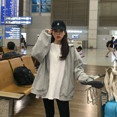 Dámska jednofarebná mikina s kapucňou na zips, ležérna tenká bunda, nový štýl, mikina, jeden kus, doručenie