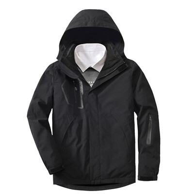 Αδιάβροχο αντιανεμικό 3 σε 1 μπουφάν για σκι Snowboard Ενδύματα σκι Γυναικεία Σετ χειμωνιάτικα ζεστά κουκούλα για σκι