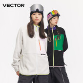 VECTOR Fleece Jacket Γυναικείο Φθινοπωρινό Χειμώνα Ζεστά Παλτό Ανδρικά Ρούχα 2023 Φούτερ με μανίκια με αντίθεση Παλτό Έγχρωμο μπουφάν εξωτερικού χώρου