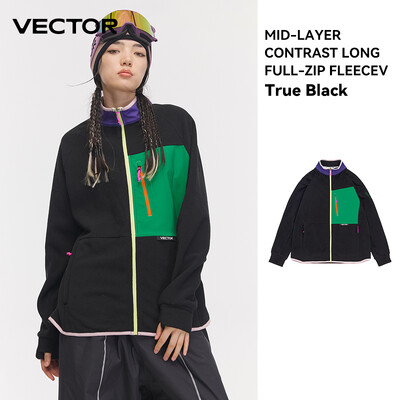 VECTOR Fleece Jacket Γυναικείο Φθινοπωρινό Χειμώνα Ζεστά Παλτό Ανδρικά Ρούχα 2023 Φούτερ με μανίκια με αντίθεση Παλτό Έγχρωμο μπουφάν εξωτερικού χώρου