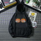 Pulover s kapuljačom s kapuljačom za noć vještica, jesen/zima 2022. široki kroj s kostnom kandžom za muškarce i žene