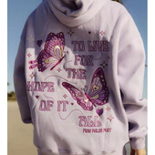 2024. gada jauns PINK PALM PUFF Funny Graphic Hoody Sieviešu silts oversize džemperis Ielu ikdienas apģērbs ar kapuci rudens S-XXL sieviešu apģērbs