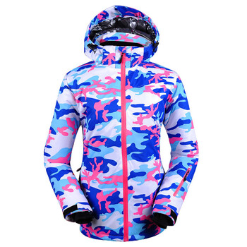 -30 Degrees Winter Thermal Warm Ski Jacket Γυναικείο αδιάβροχο αντιανεμικό παλτό Snowboard Κοστούμια χιονιού Γυναικεία στολή σκι 10 χρωμάτων