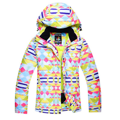 -30 Degrees Winter Thermal Warm Ski Jacket Γυναικείο αδιάβροχο αντιανεμικό παλτό Snowboard Κοστούμια χιονιού Γυναικεία στολή σκι 10 χρωμάτων