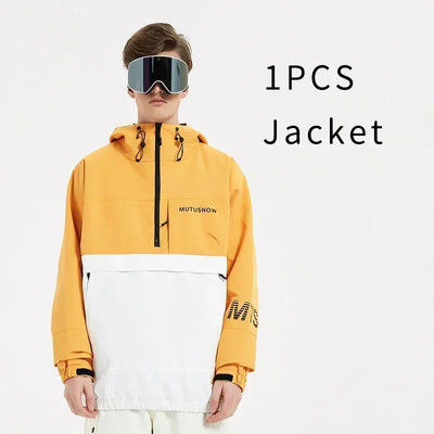 Îmbrăcăminte cu glugă pentru snowboard Bărbați Trening Femeie Jachete pentru zăpadă Sport Munte Îmbrăcăminte exterioară pentru femei Mantouri de schi rezistente la vânt Îmbrăcăminte caldă de schi