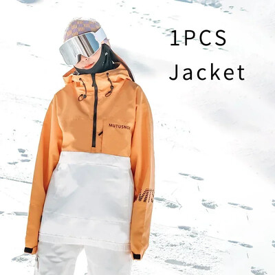 Îmbrăcăminte cu glugă pentru snowboard Bărbați Trening Femeie Jachete pentru zăpadă Sport Munte Îmbrăcăminte exterioară pentru femei Mantouri de schi rezistente la vânt Îmbrăcăminte caldă de schi