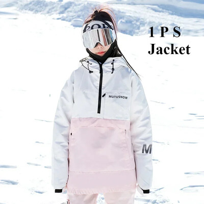 Îmbrăcăminte cu glugă pentru snowboard Bărbați Trening Femeie Jachete pentru zăpadă Sport Munte Îmbrăcăminte exterioară pentru femei Mantouri de schi rezistente la vânt Îmbrăcăminte caldă de schi