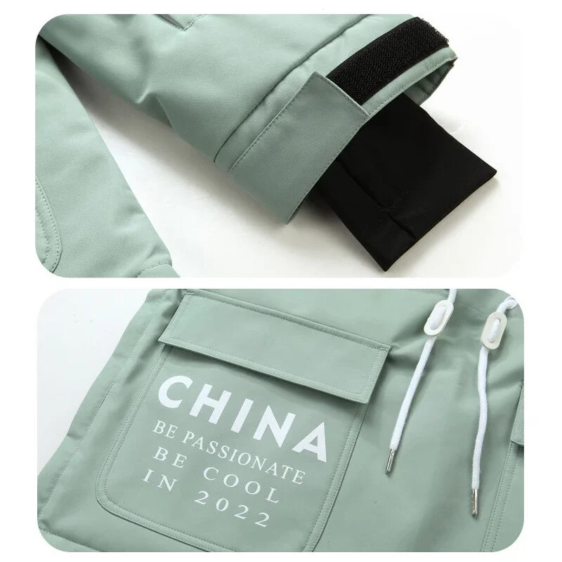 Snježne jakne Odjeća za daskanje na snijegu s kapuljačom za odrasle Skijaški kaputi Sportska planinska ženska gornja odjeća 2025 Vodootporna Topla trenirka otporna na vjetar