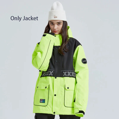 Snow Top Coat 2025 Νέα Μπουφάν για σκι Γυναικεία Ανδρικά Ζεστά Σκι Snowboarding Ρούχα με κουκούλα Χειμερινός εξωτερικός αδιάβροχο αντιανεμικό