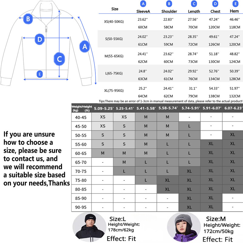 Χειμερινά νέα μπουφάν για σκι Φαρδιά αναπνεύσιμα μπλουζάκια για σκι Snowboard Αθλητικά ρούχα για ζευγάρια Γυναικεία ζεστά χιόνια Hoodie Alpine outdoor παλτά