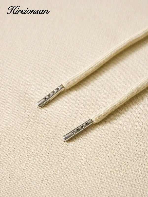 Hirsionsan Letter Print Hoodies Γυναικεία μακρυμάνικα πολυεστερικά γυναικεία φούτερ Streetwear Fleece Γυναικεία ρούχα Χειμερινά