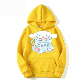 2024 Cinnamoroll My Melody Hoodies για αγόρια κορίτσια Παιδιά Sanrio Kawaii Γυναικείες και ανδρικές μπλούζες σε ιαπωνικό στυλ για το φθινόπωρο το χειμώνα