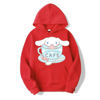 2024 Cinnamoroll My Melody Hoodies για αγόρια κορίτσια Παιδιά Sanrio Kawaii Γυναικείες και ανδρικές μπλούζες σε ιαπωνικό στυλ για το φθινόπωρο το χειμώνα