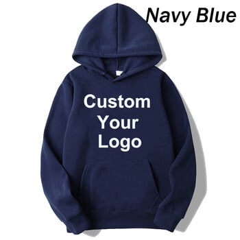 Προσαρμόστε το λογότυπό σας Hoodies Ανδρικά/Γυναικεία Προσαρμογή οποιουδήποτε στυλ σχεδίασης Φούτερ με κουκούλα φθινοπωρινή άνοιξη Streetwear Hoody Hoodie