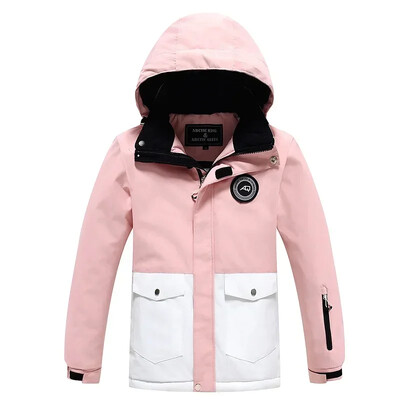 New Kids 2025 Ski Suits Παιδικά μπλουζάκια με κουκούλα για αγόρια για σκι Παλτό Εξωτερικό αδιάβροχο ζεστό χειμωνιάτικο μπουφάν snowboard